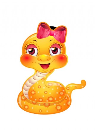 可爱的小蛇设计图片