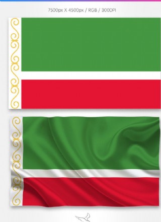 车臣共和国国旗图片