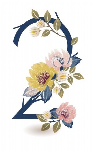 欧式花朵壁纸背景设计图片