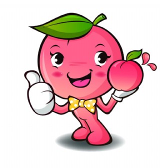 矢量卡通红桃eps