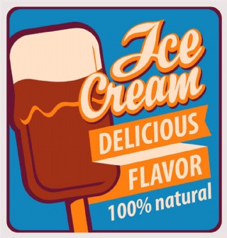 卡通冰棍漫画图片