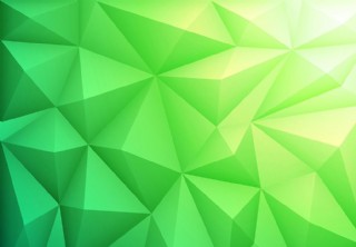 绿色渐变低多边形背景矢量
