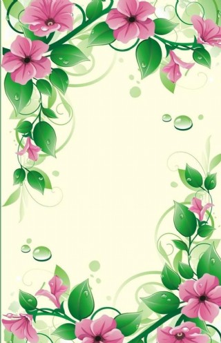 花素材背景花纹花边