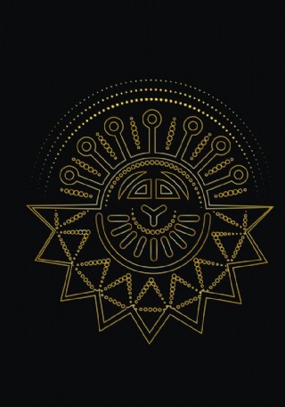 星座塔罗牌图案矢量图下载