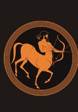 射手弓箭半人马矢量图下载