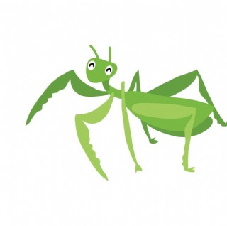 卡通螳螂