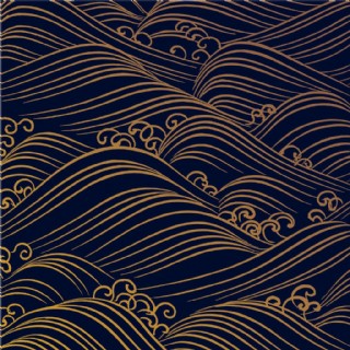 金色海浪纹理背景图