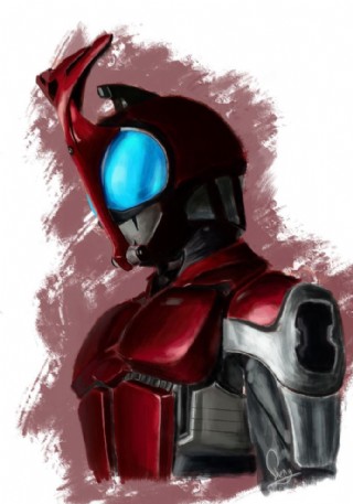 假面骑士kabuto手绘