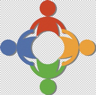 公益互助手拉手图标免抠png透明图层素材