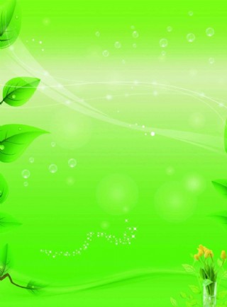 绿色唯美背景 绿色清新底图